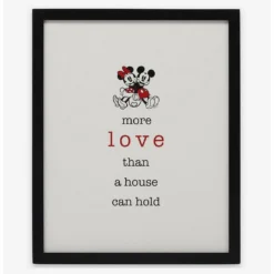 Flash Sale ⌛ Disney Mickey Mouse Minnie Love Wood Wall Decor 👍