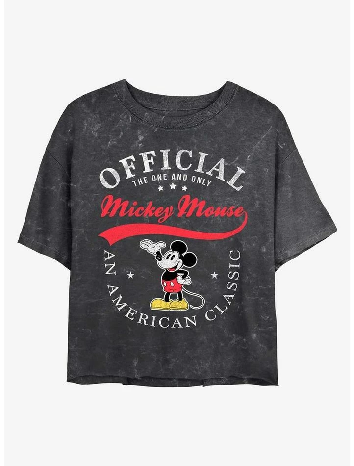Coupon β€οΈ Disney Mickey Mouse An American Classic Mineral Wash Crop π Girls T-Shirt β 1 Coupon β€οΈ Disney Mickey Mouse An American Classic Mineral Wash Crop π Girls T-Shirt β