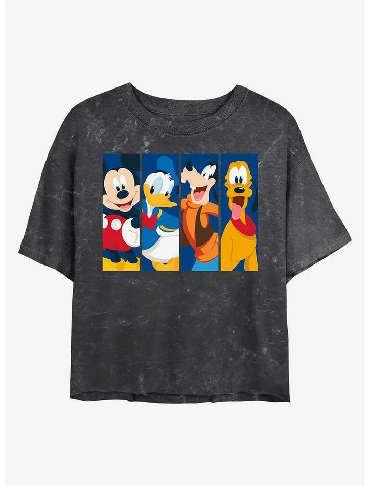 Brand new β Disney Mickey Mouse Bro Time Mineral Wash Crop Girls T-Shirt π 1 Brand new β Disney Mickey Mouse Bro Time Mineral Wash Crop Girls T-Shirt π
