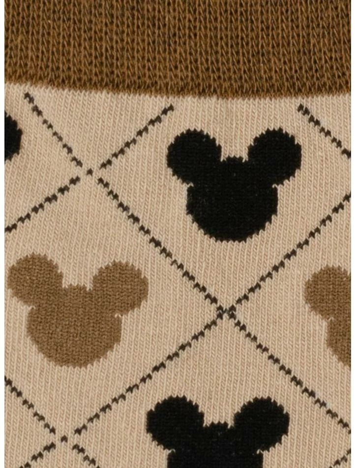 Hot Sale π Disney Mickey Mouse Silhouette Diamond Tan Socks 𧨠3 Hot Sale π Disney Mickey Mouse Silhouette Diamond Tan Socks 𧨠- Image 3
