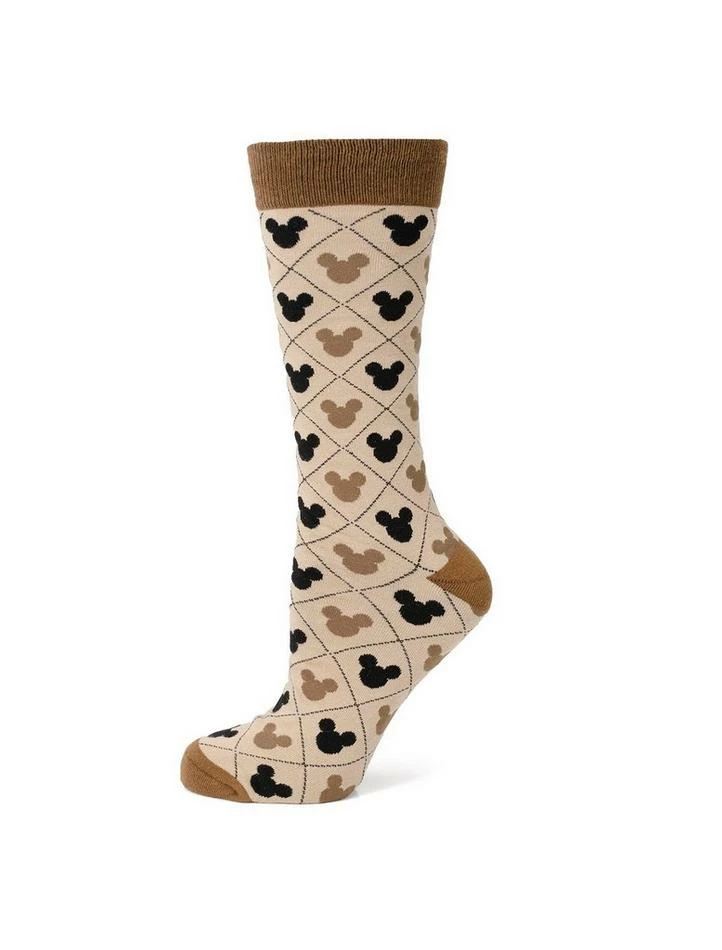 Hot Sale π Disney Mickey Mouse Silhouette Diamond Tan Socks 𧨠1 Hot Sale π Disney Mickey Mouse Silhouette Diamond Tan Socks π§¨