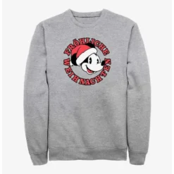 Discount ⌛ Disney Mickey Mouse Frohliche Weihnachten Merry ❤️ Christmas in German Sweatshirt ❤️