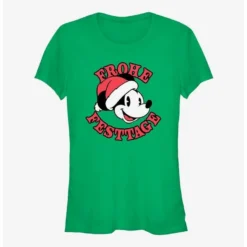 Best reviews of ✔️ Disney Mickey Mouse Frohe Festtage Happy Holidays in German 🛒 Girls T-Shirt ❤️