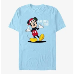 Cheap 🌟 Disney Mickey Mouse Santa I Tried T-Shirt 🔥
