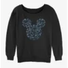 Best reviews of 🔥 Disney Mickey Mouse Snowflakes Ear Girls Slouchy Sweatshirt 🤩