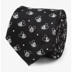 Top 10 ❤️ Disney Mickey Mouse Dot Black Men's Tie 🥰