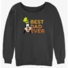 Top 10 🔔 Disney Mickey Mouse Best Goofy Dad Ever 😀 Girls Slouchy Sweatshirt ✔️