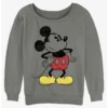 Buy 🔔 Disney Mickey Mouse Classic Vintage Mickey Girls Slouchy Sweatshirt 😀
