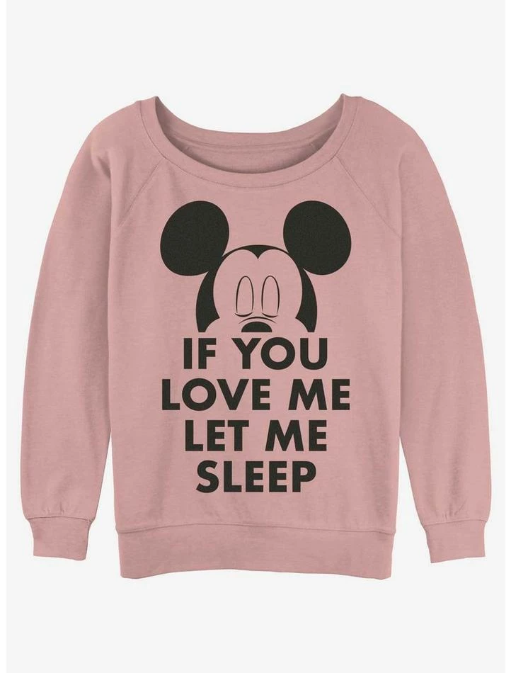 Coupon β€οΈ Disney Mickey Mouse Let Me Sleep π Girls Slouchy Sweatshirt β€οΈ 1 Coupon β€οΈ Disney Mickey Mouse Let Me Sleep π Girls Slouchy Sweatshirt β€οΈ