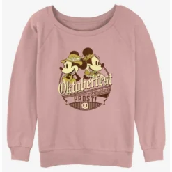 Coupon 🥰 Disney Mickey Mouse Oktoberfest in Deutschland 👍 Girls Slouchy Sweatshirt ❤️