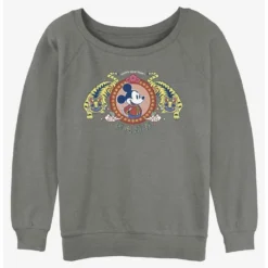 New 👍 Disney Mickey Mouse Tiger King 🧨 Girls Slouchy Sweatshirt ✨