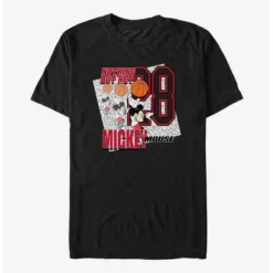 New 🧨 Disney Mickey Mouse Nothing But Net ✔️ Basketball T-Shirt ⭐