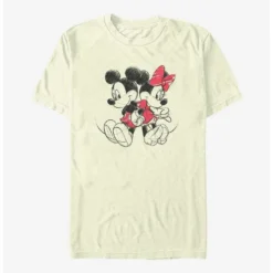 Budget 🔔 Disney Mickey Mouse Better Days Mickey & Minnie Sketch T-Shirt ✨