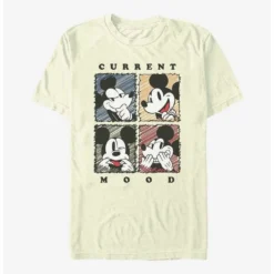 Promo 🔥 Disney Mickey Mouse Current Mood T-Shirt ❤️