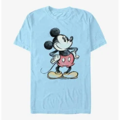 New ⭐ Disney Mickey Mouse Charcoal Sketch Mickey T-Shirt 😉