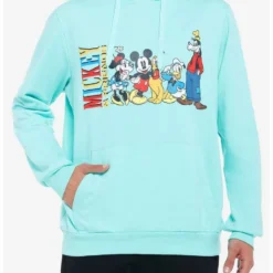 Best Sale 🎁 Disney Mickey Mouse And Friends Teal Hoodie 🎁