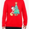 Hot Sale 🔔 Disney Mickey Mouse Holiday Santa Sweatshirt ✨