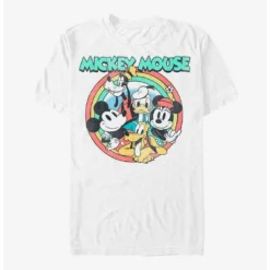 Cheapest 😍 Disney Mickey Mouse Group Pose T-Shirt ❤️