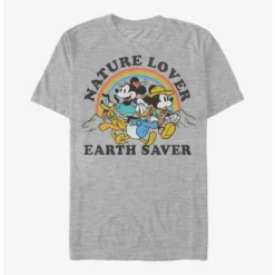Best Sale 🔥 Disney Mickey Mouse Nature Lover Earth Saver T-Shirt 🔥