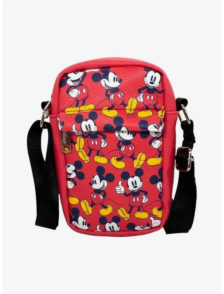 Outlet π Disney Mickey Mouse Standing Poses Vegan Leather Crossbody Bag π 1 Outlet π Disney Mickey Mouse Standing Poses Vegan Leather Crossbody Bag π
