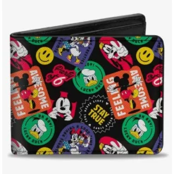Promo 👍 Disney Disney The Sensational Expression Badges Bifold Wallet ⌛