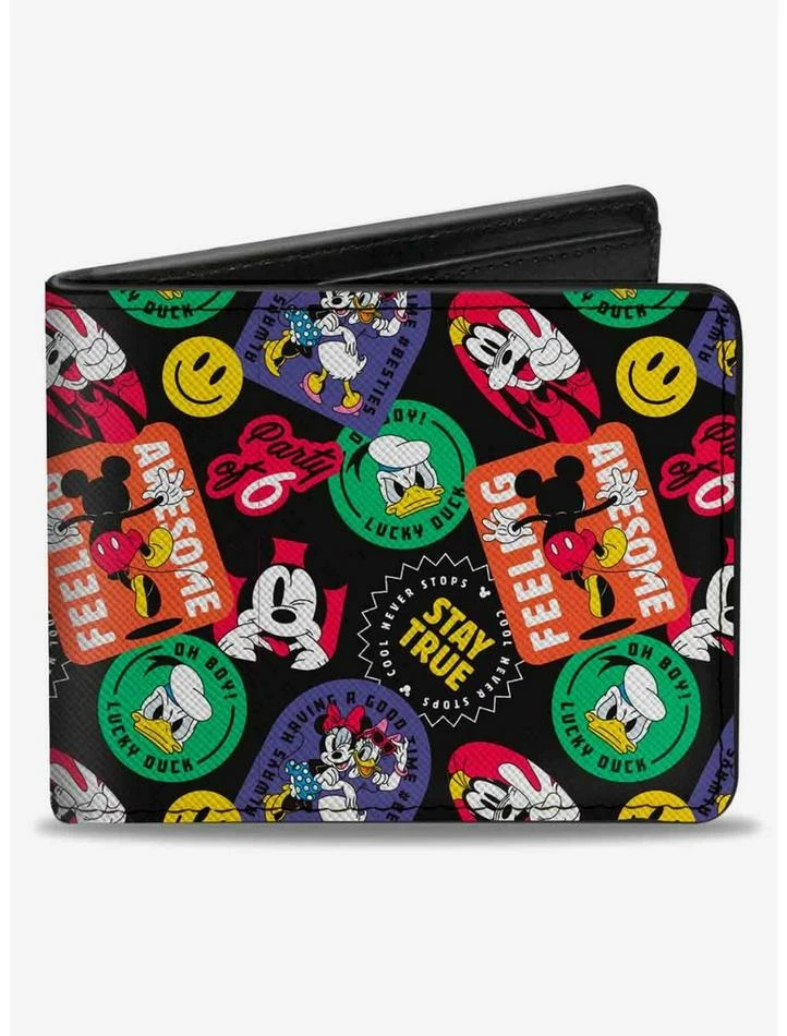 Promo π Disney Disney The Sensational Expression Badges Bifold Wallet β 1 Promo π Disney Disney The Sensational Expression Badges Bifold Wallet β