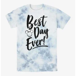 Promo 🎁 Disney Mickey Mouse Best Day Ever Tie-Dye T-Shirt 😀