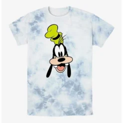 Deals 👍 Disney Mickey Mouse Goofy Big Face Tie-Dye T-Shirt 👏
