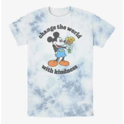 Hot Sale 🔔 Disney Mickey Mouse Kindness Tie-Dye T-Shirt 🛒