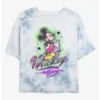 Outlet 🤩 Disney Mickey Mouse Airbrush Mickey Tie-Dye Girls Crop T-Shirt ⌛
