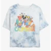 Flash Sale 💯 Disney Mickey Mouse Cali Group Tie-Dye 🔔 Girls Crop T-Shirt ✨