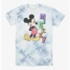 Brand new 😀 Disney Mickey Mouse Mickey Name Tie-Dye T-Shirt 🥰