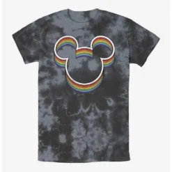 Cheap ⭐ Disney Mickey Mouse Rainbow Ears Tie-Dye T-Shirt 👍