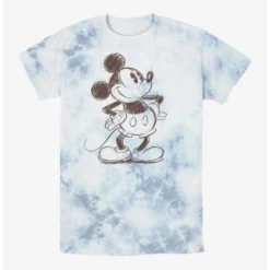 New 😉 Disney Mickey Mouse Sketchy Mickey Tie-Dye T-Shirt 💯