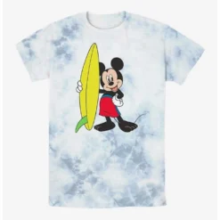 Top 10 👏 Disney Mickey Mouse Surf's Up Tie-Dye T-Shirt ✨