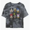 Best Sale 🔔 Disney Mickey Mouse Sensational Six Tie-Dye 🤩 Girls Crop T-Shirt ⌛