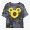 Best reviews of ✨ Disney Mickey Mouse Sunflower Ears Tie-Dye 🌟 Girls Crop T-Shirt 🎉