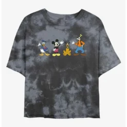 Top 10 🧨 Disney Mickey Mouse Just The Boys Tie-Dye Girls Crop T-Shirt 👏