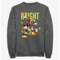 Best deal ❤️ Disney Mickey Mouse Bright 🤩 Christmas Mickey, Goofy, and Donald Sweatshirt 🔔