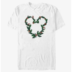 Best reviews of 🤩 Disney Mickey Mouse Mistletoe Wreath Ears T-Shirt 🤩