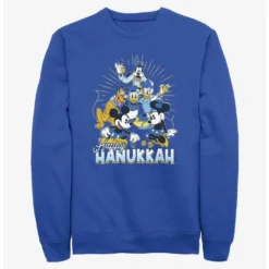 Brand new ✔️ Disney Mickey Mouse Happy Hanukkah Friends Sweatshirt ✨