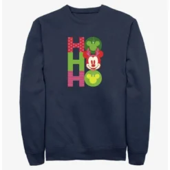 Best Pirce ⭐ Disney Mickey Mouse Ho Ho Ho Ornaments Sweatshirt 🔔