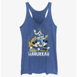 Wholesale 🧨 Disney Mickey Mouse Happy Hanukkah Friends Girls Tank ❤️