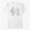Wholesale 🥰 Disney Mickey Mouse Tail Tied Lovers T-Shirt 🤩