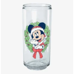 Coupon ⭐ Disney Mickey Mouse Santa Mickey 👍 Christmas Wreath Can Cup 🧨